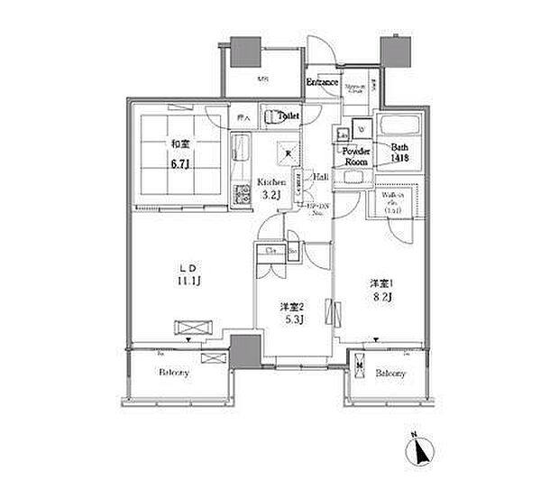 同じ建物の物件間取り写真 - ID:213099350245