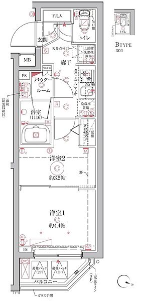 同じ建物の物件間取り写真 - ID:213100402570