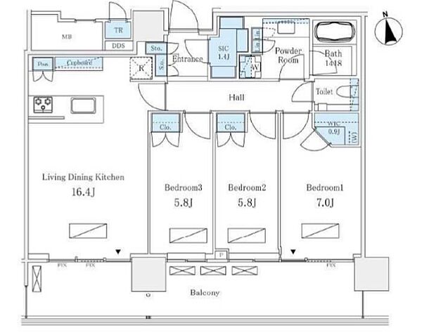 同じ建物の物件間取り写真 - ID:213100888094