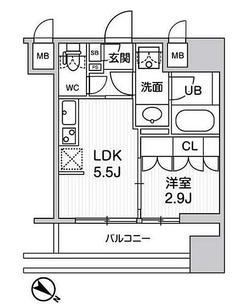 同じ建物の物件間取り写真 - ID:213102049143