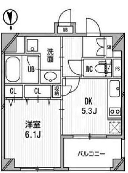 クリオ三田ラ・モード 408｜東京都港区芝５丁目(賃貸マンション1DK・4階・33.15㎡)の写真 その2