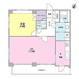 メゾン・ド・中目黒 3階ワンルームの間取り