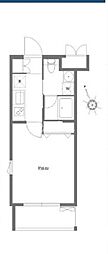 ガーデン荏原中延 1Kの間取図画像
