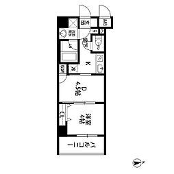 ルクレ東上野レジデンス 0303 3階1DKの間取り