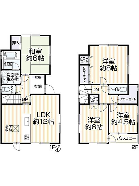 間取りを拡大表示