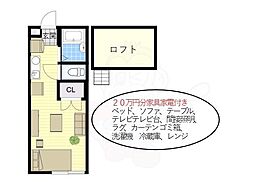 セトゥル枚方1 2階/-