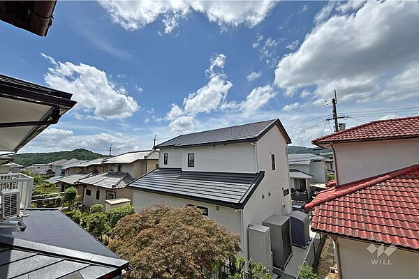 バルコニーからの眺め（南方向）［2026年8月10日撮影］