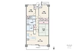 間取図画像 3LDK