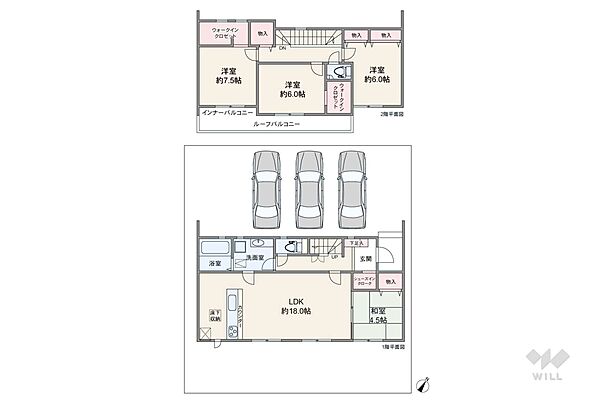 間取りを拡大表示