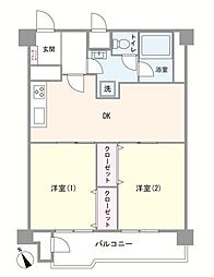 間取図画像 2DK