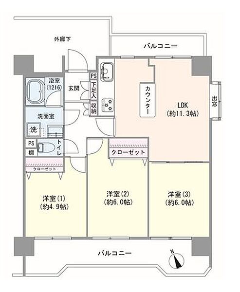 間取り：312001297816