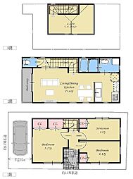 横浜市港北区綱島西４丁目の一戸建て