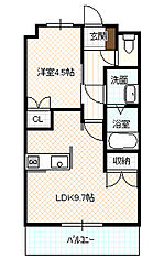 間取図画像 1LDK