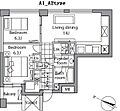 RESIDIATOWER乃木坂5階43.5万円