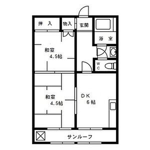 同じ建物の物件間取り写真 - ID:223030100311