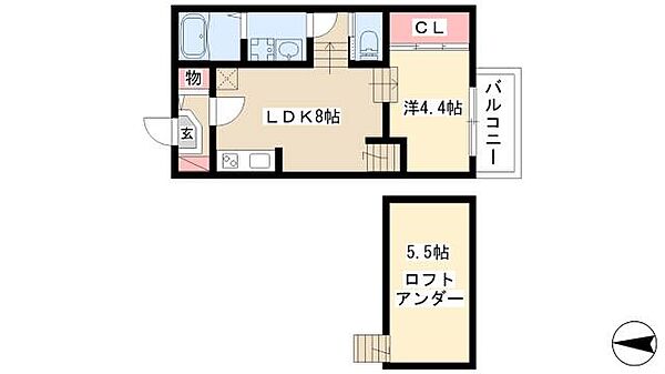 同じ建物の物件間取り写真 - ID:223030936397