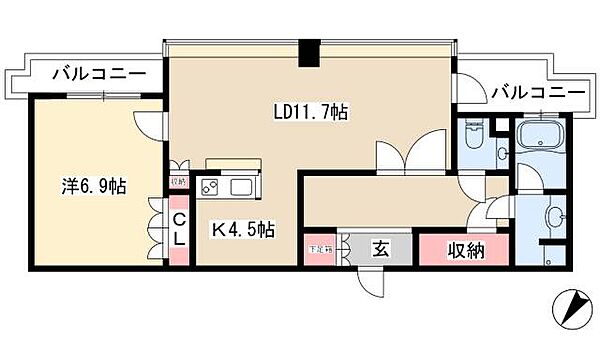 同じ建物の物件間取り写真 - ID:223031563086