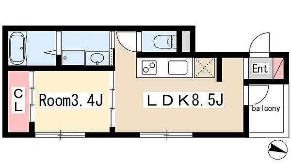 同じ建物の物件間取り写真 - ID:223031793101