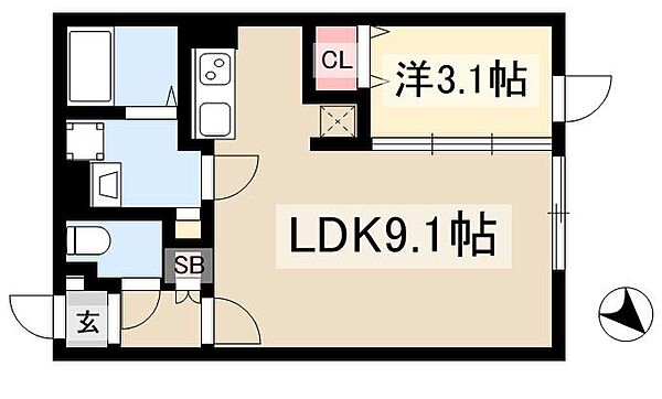 同じ建物の物件間取り写真 - ID:223032408400