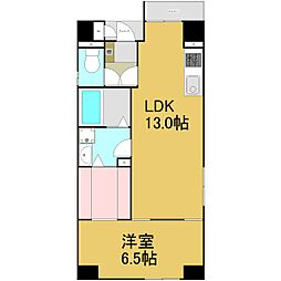 パークレジデンス丸の内駅前 1LDKの間取図画像