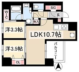 プレサンスロジェ大須白川公園 11階/-