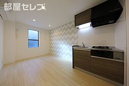 Pre cher 浄心 1階ワンルームのリビング/ダイニング