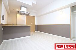 Grand E’terna名古屋鶴舞 10階ワンルームのリビング/ダイニング