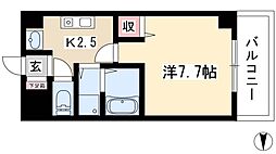 MTビルディング 8階1Kの間取り