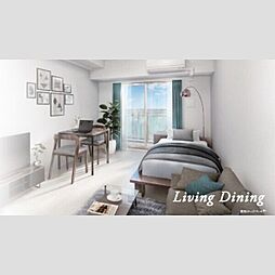 エスリード鶴舞シエスタ 13階1DKのリビング/ダイニング