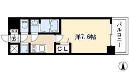 プレサンス東別院駅前 1Kの間取図画像