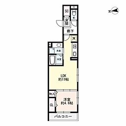 D-room名駅F棟 2階