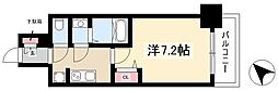 アドバンス名古屋モクシー 1Kの間取図画像
