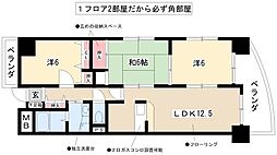 ハイフラッツ213 3LDKの間取図画像