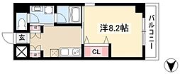 グランドステージ今池 1Kの間取図画像