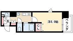 プレサンス名古屋駅前 1Kの間取図画像