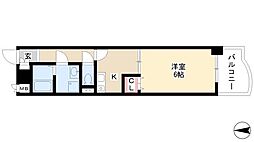 グランシャリオ名駅南 1Kの間取図画像