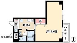 ISMIZUMI 1Kの間取図画像