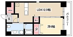 ビベンテ 1LDKの間取図画像
