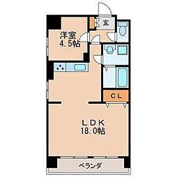 愛協ビル 1LDKの間取図画像