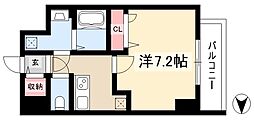 エスリード大須デュオ 1Kの間取図画像