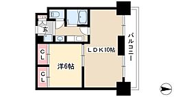 ディオケネス 1LDKの間取図画像
