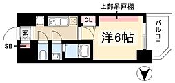 プレリス浅間町フォルテラ 1Kの間取図画像