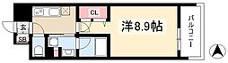 GRANDESPOIR東桜 1Kの間取図画像