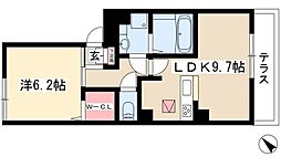 プレジオ 1LDKの間取図画像