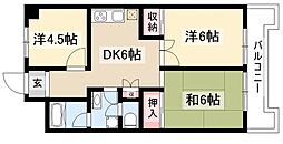 ロンシャン金山 3DKの間取図画像