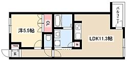 ローレルアイ久屋大通 1LDKの間取図画像