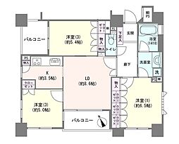 間取図画像 3LDK