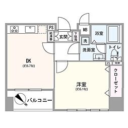グランドメゾン千駄木一番館 1DKの間取図画像