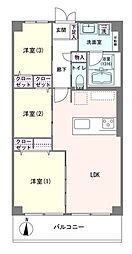 エムエフ両国 3LDKの間取図画像