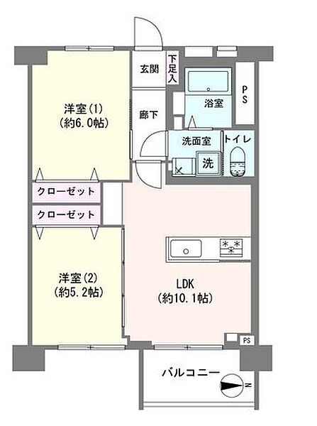 間取りを拡大表示